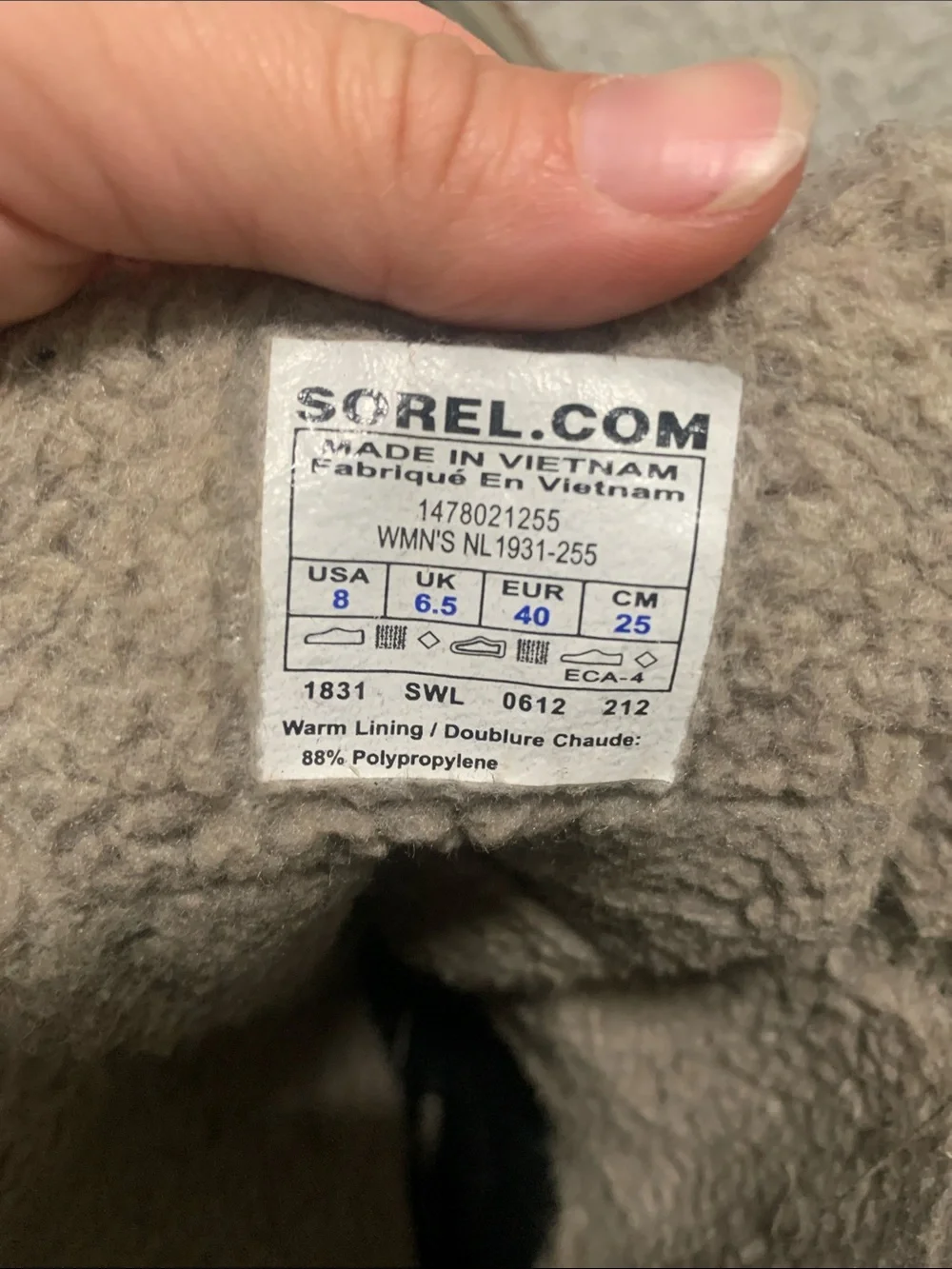 Sorel Tivoli Blue Plaid Tall Lace-Up Rain & Snow Boots